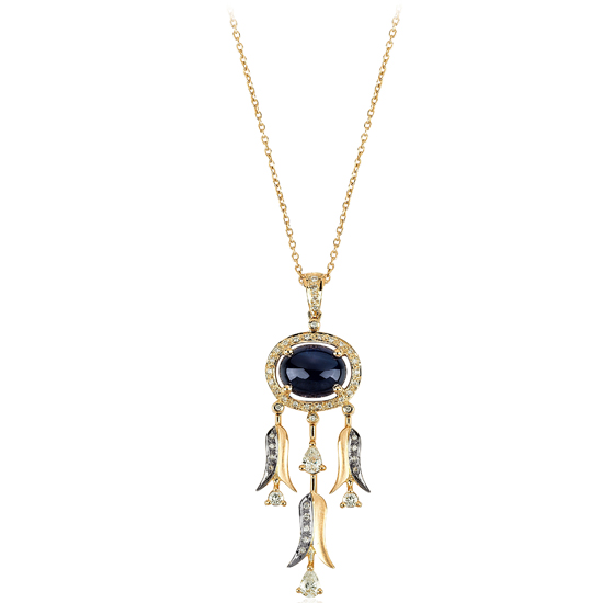 Safir Lale Kolye