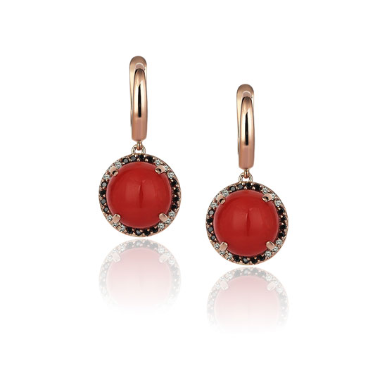 Coral Earrings