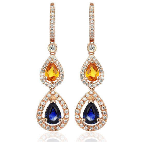 Safir Küpe