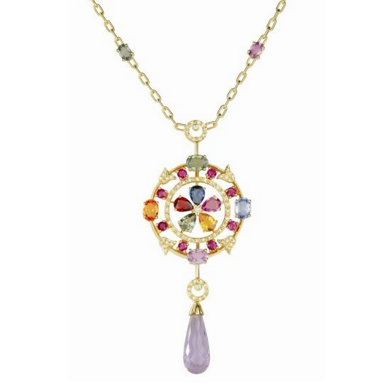 Safir ve Ametist Kolye